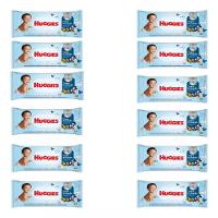 Kit 12 Lenço Umedecido Huggies Tripla Proteção 88 Und Cada - 1