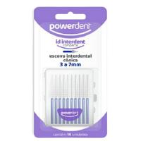 Escova Interdental PowerDent Cônica Refil 3-7mm 10 Unidades - 1