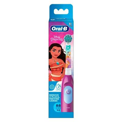Escova Dental Elétrica Oral B Baterry Kids Princesas à Pilha