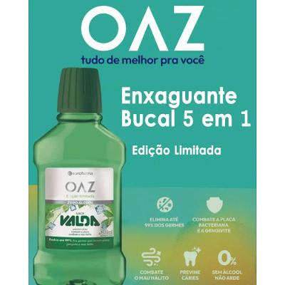 Solução Bucal Oaz Valda 250ml