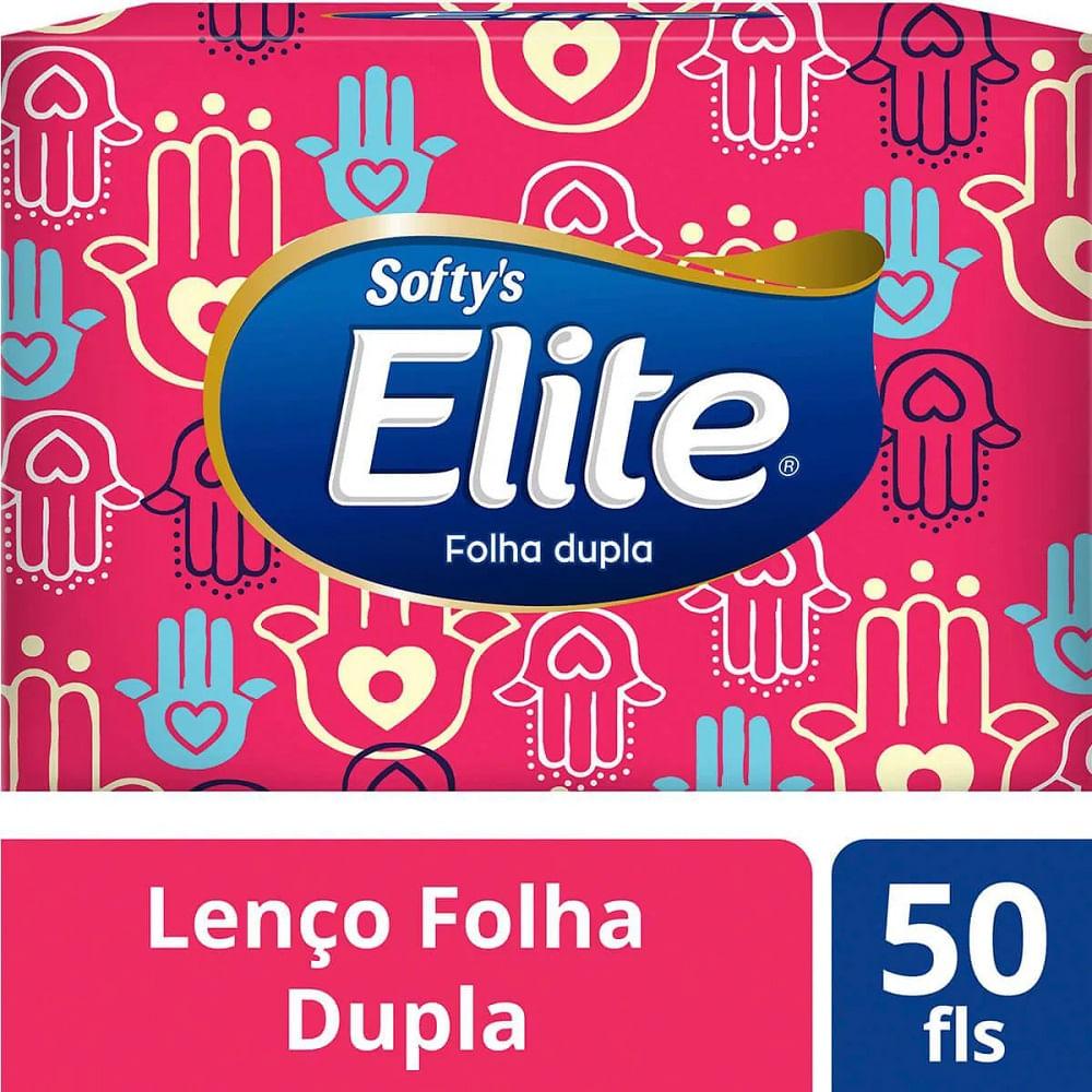 Lenço de Papel Softys Elite Folha Dupla com 50 unidades - 1