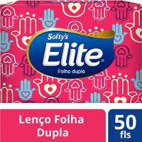 Lenço de Papel Softys Elite Folha Dupla com 50 unidades - 1