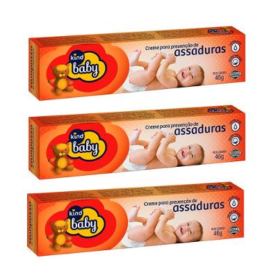 Kit 3 Pomada Kind Baby Prevenção de Assaduras 46g cada