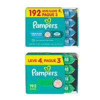 Kit Lenço Umedecido Pampers Cheirinho Bebê + Aloe Vera - 1