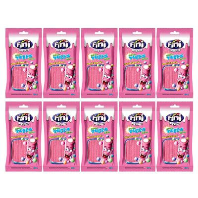 Kit 10 Bala Fini Tubes Tutti Frutti 80g