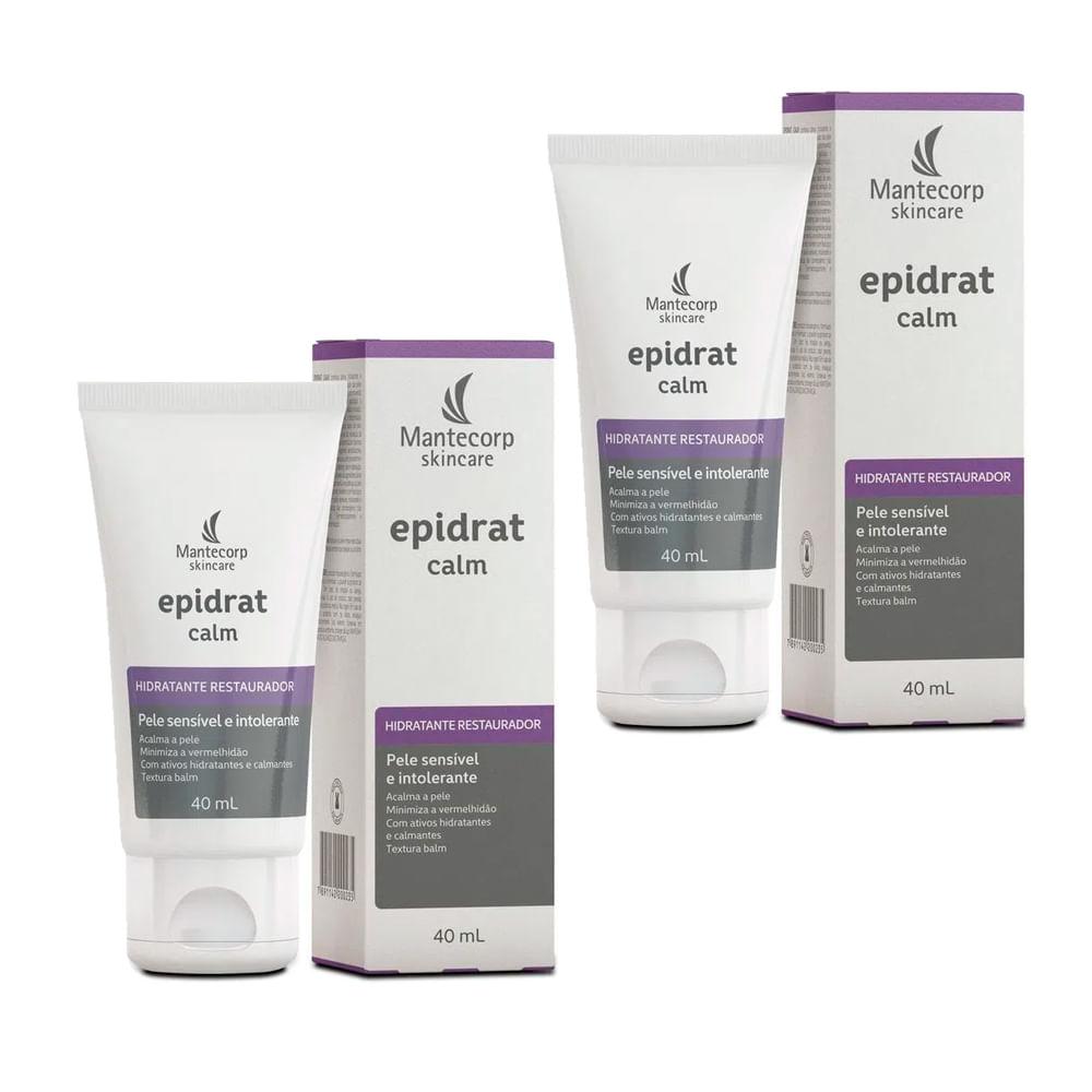 Kit 2 Hidratante Facial Epidrat Calm Mantecorp 40g Cada - 1