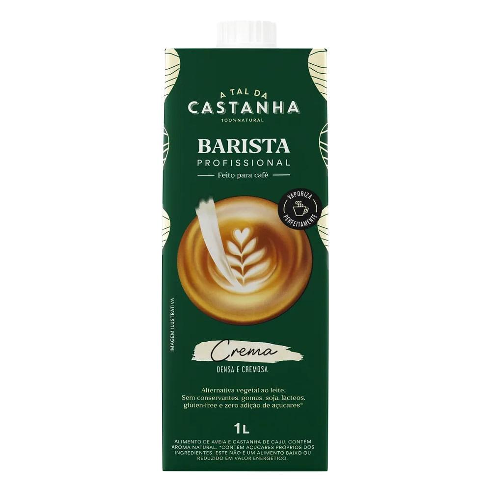 Bebida Vegetal A Tal da Castanha Barista Profissional Crema 1 Litro - 1