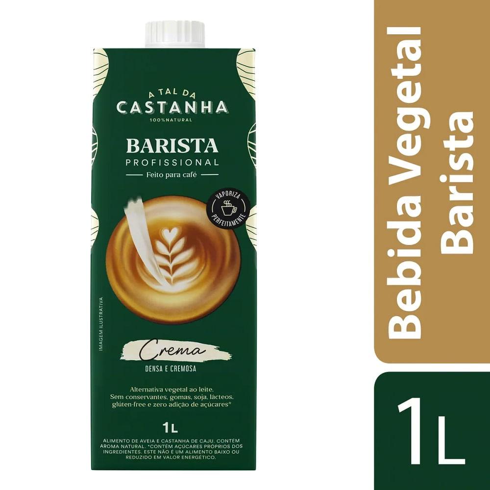 Bebida Vegetal A Tal da Castanha Barista Profissional Crema 1 Litro - 2