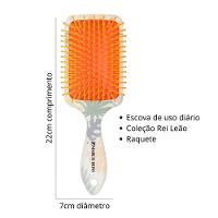 Escova De Cabelo Raquete Marco Boni Disney Rei Leão 3D Média - 1 Unidade - 3