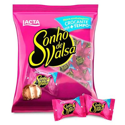 Pacote Bombom Sonho de Valsa Lacta 1 Kg