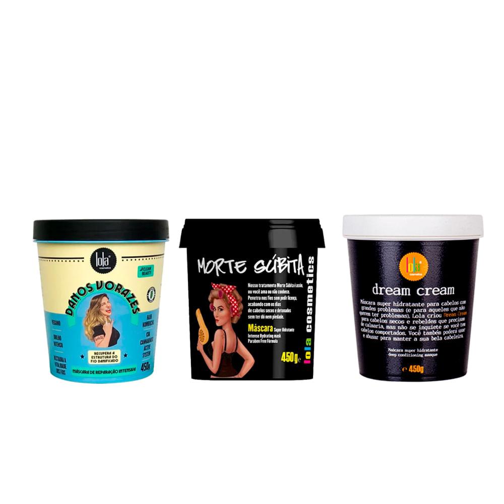 Kit Lola Cosmetics Danos Vorazes + Morte Súbita + Dream Cream - 1