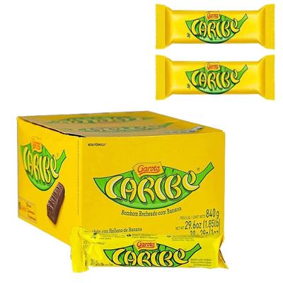 Caixa de Caribe Banana Chocolate Garoto 840g