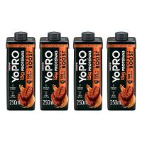 Kit 4 Bebida Yopro 15G Energy Boost 250ml Cappucinno cada - 1