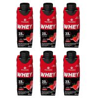 Kit 6 Piracanjuba Whey Sabor Frutas Vermelhas 250ml cada - 1