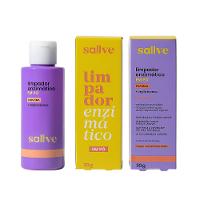 Limpador Facial Enzimático Sallve Em Pó Com Papaína e Argila Branca 30g - 2