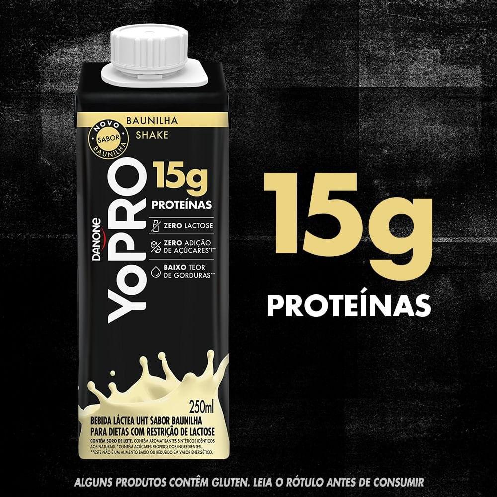 Bebida Láctea UHT Yopro Baunilha 15g de Proteínas 250ml - 6