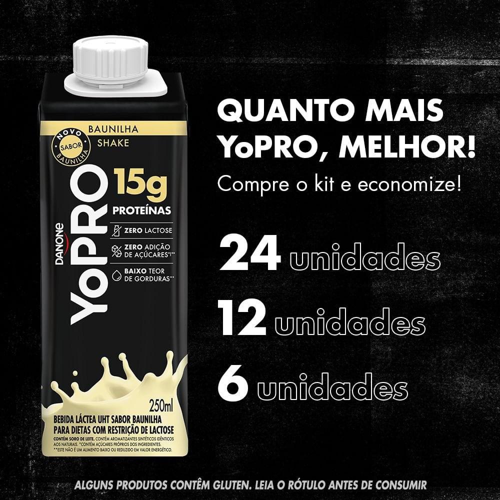 Bebida Láctea UHT Yopro Baunilha 15g de Proteínas 250ml - 9