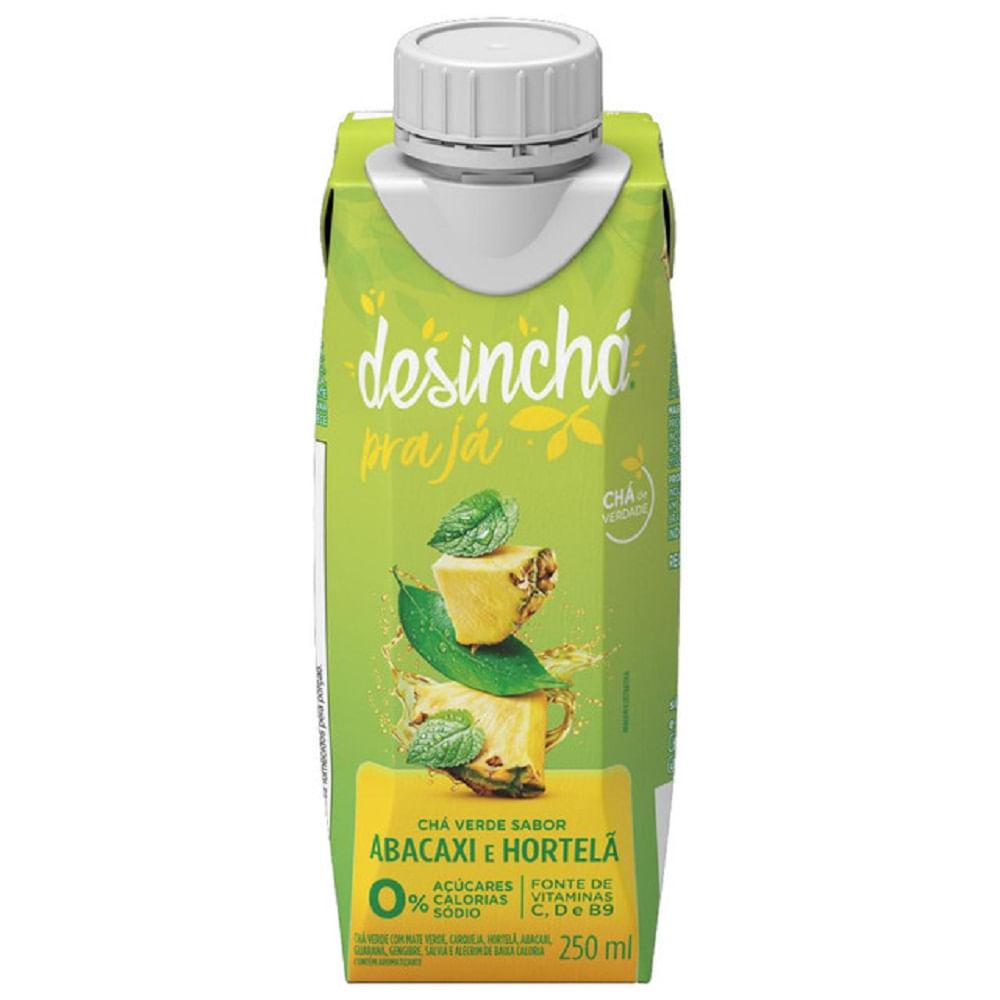 Chá Verde Gelado Desinchá Sabor Abacaxi e Hortelã 250ml - 1