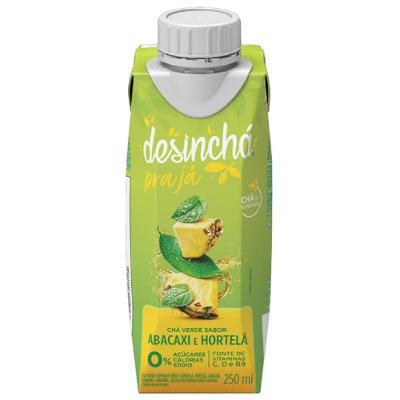 Chá Verde Gelado Desinchá Sabor Abacaxi e Hortelã 250ml