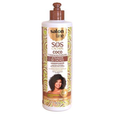 Ativador de Cachos Salon Line SOS Cachos Coco 500ml