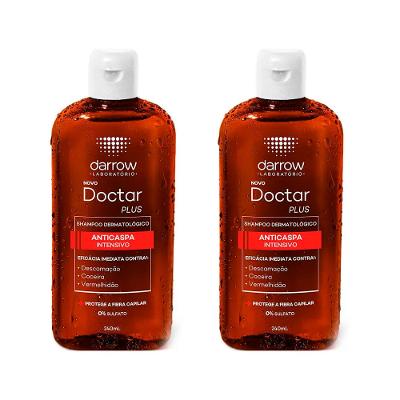 Kit 2 Shampoo Anticaspa Doctar Plus 240ml Cada