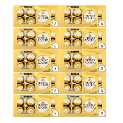 Kit 10 Bombom Ferrero Rocher 8 Unidades Cada