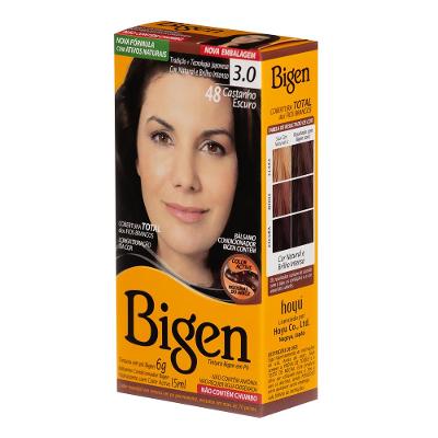 Tintura Bigen Castanho Escuro.