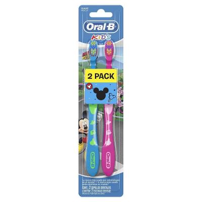 Escova Dental Oral-B Kids Mickey 2 Unidades