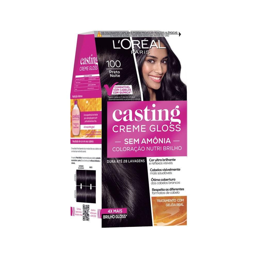 Tintura Casting Gloss 100 Preto Noite. - 1