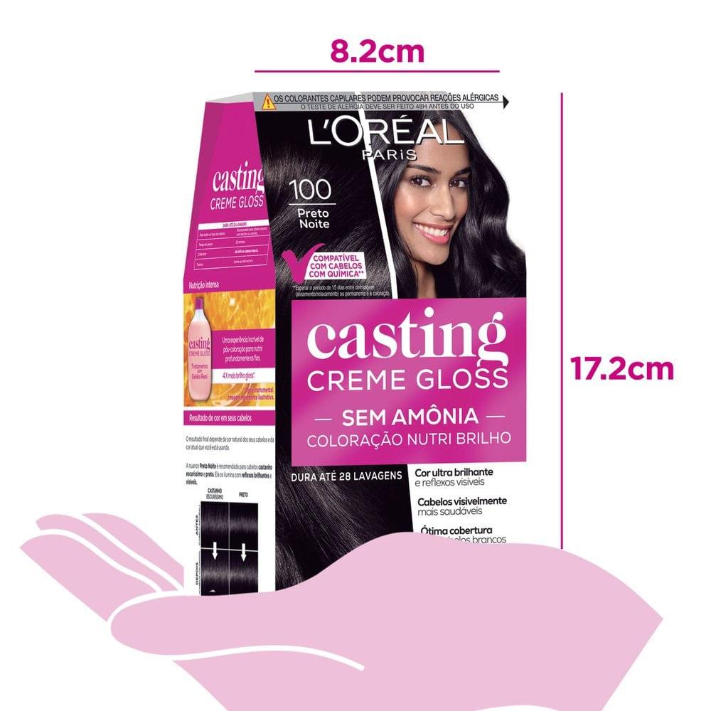 Tintura Casting Gloss 100 Preto Noite. - 8