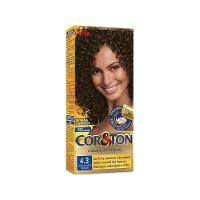 Tintura Creme Cor&ton 4.3 Castanho Médio Dourado - 1