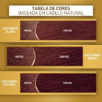 Tintura Creme Cor&ton 4.3 Castanho Médio Dourado - 2