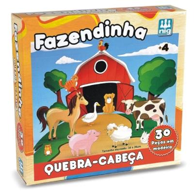 Quebra Cabeça Nig Fazendinha 30 Peças