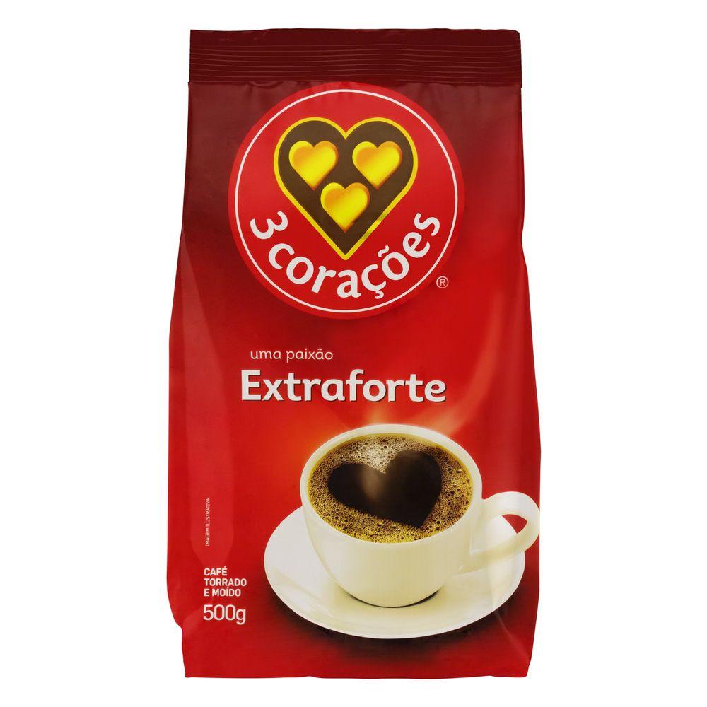 Café 3 Corações Extraforte 500g - 1