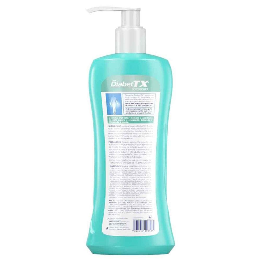 Creme Hidratante para peles secas DiabetTX, 400g - 2
