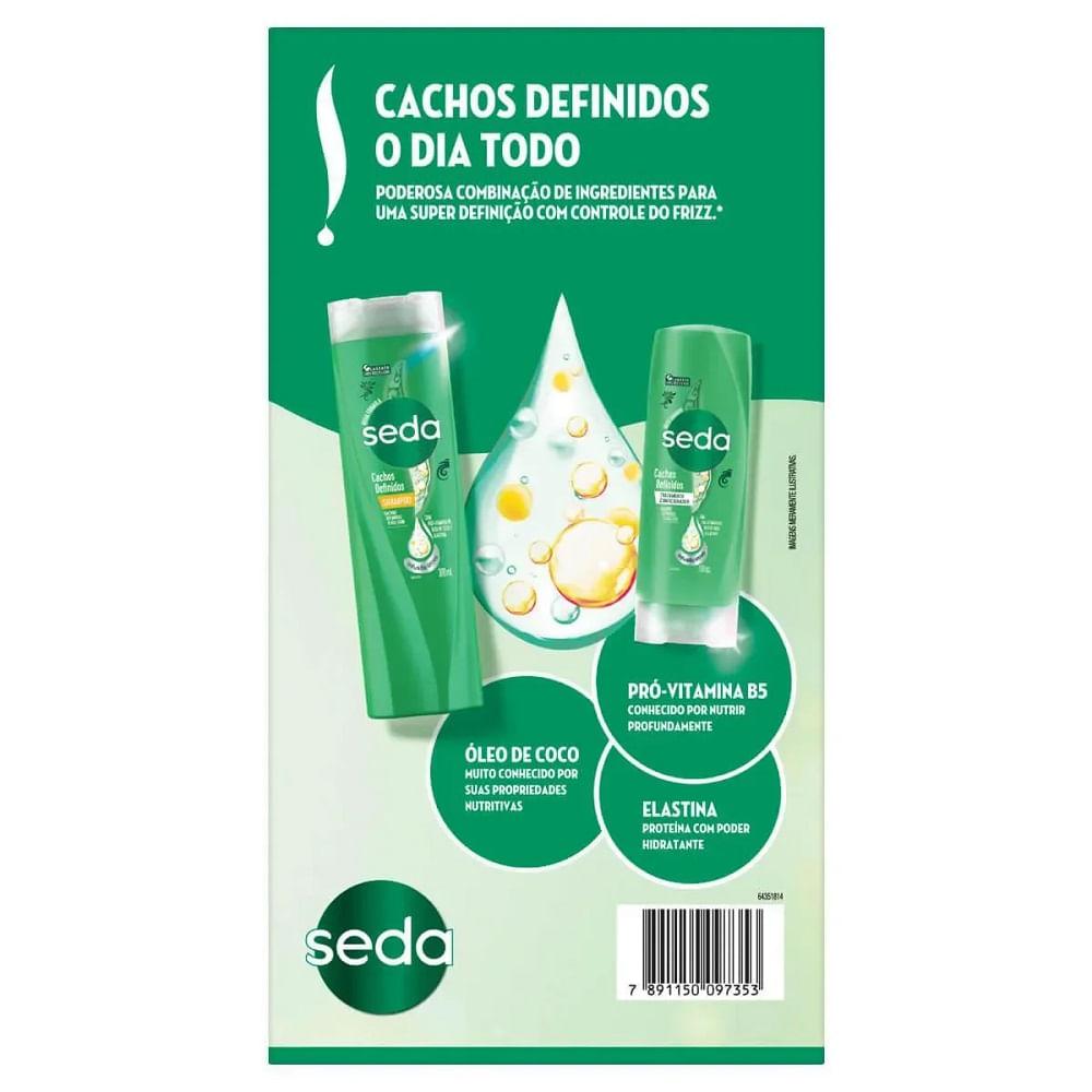 Shampoo Seda 300ml+Condicionador 190ml Cachos Definidos - 2