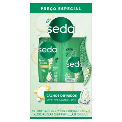 Shampoo Seda 300ml+Condicionador 190ml Cachos Definidos