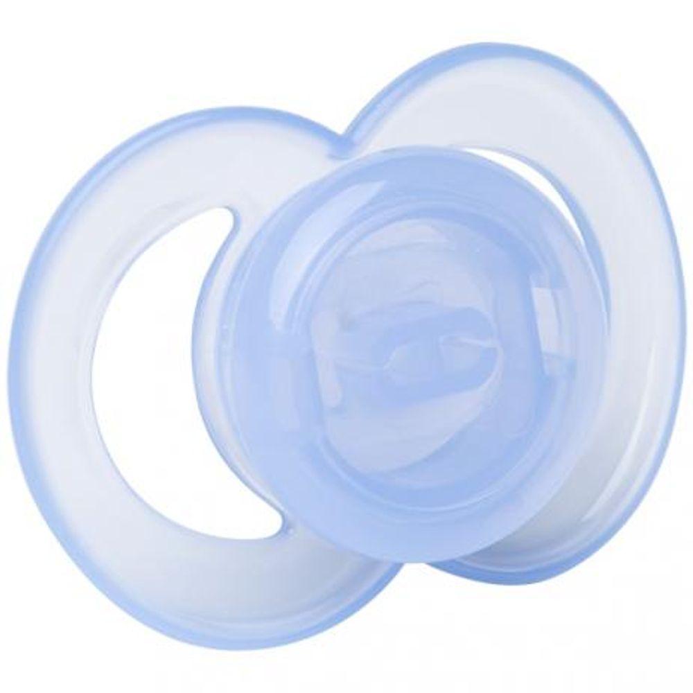 Chupeta Lolly Joy Silicone Ortodôntico Tamanho 2 Azul - 1