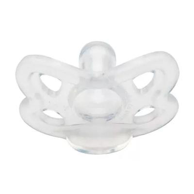 Chupeta Lolly Baby 100% Silicone Redondo RT1 Transparente