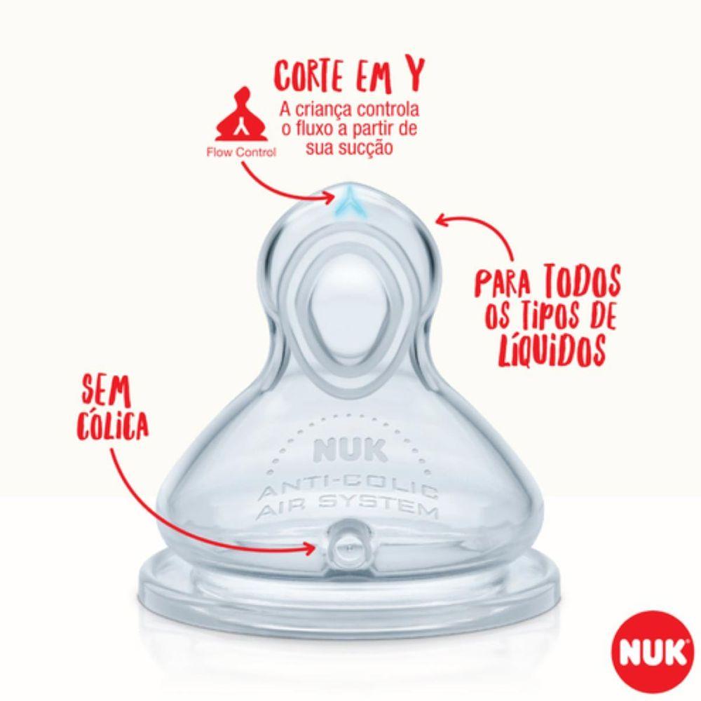 Bico Mamadeira Nuk Silicone First Choice Advanced Média Consistência S2 - 2
