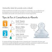 Bico Mamadeira Nuk Silicone First Choice Advanced Média Consistência S2 - 4