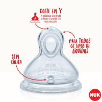 Bico Mamadeira Nuk Silicone First Choice Advanced Média Consistência S2 - 2