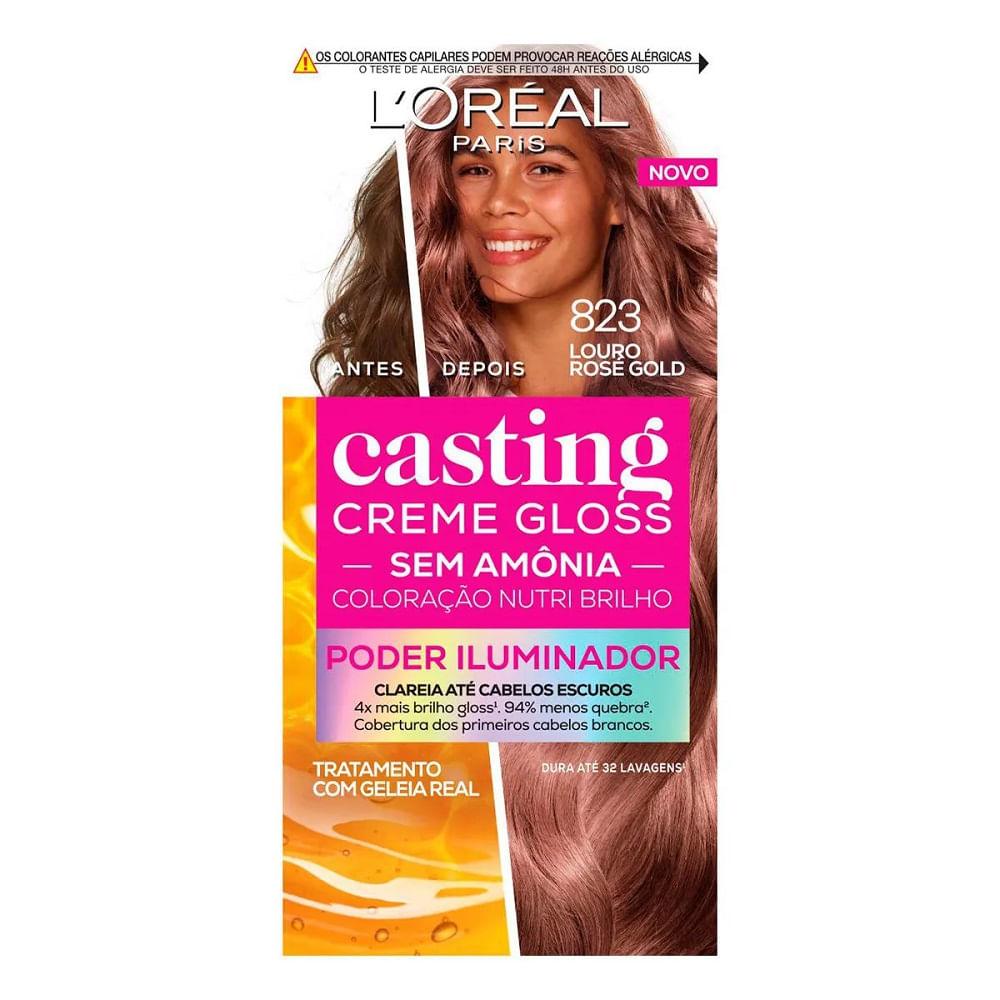 Tintura Capilar Casting Creme Gloss 823 Louro Rose Gold - 1