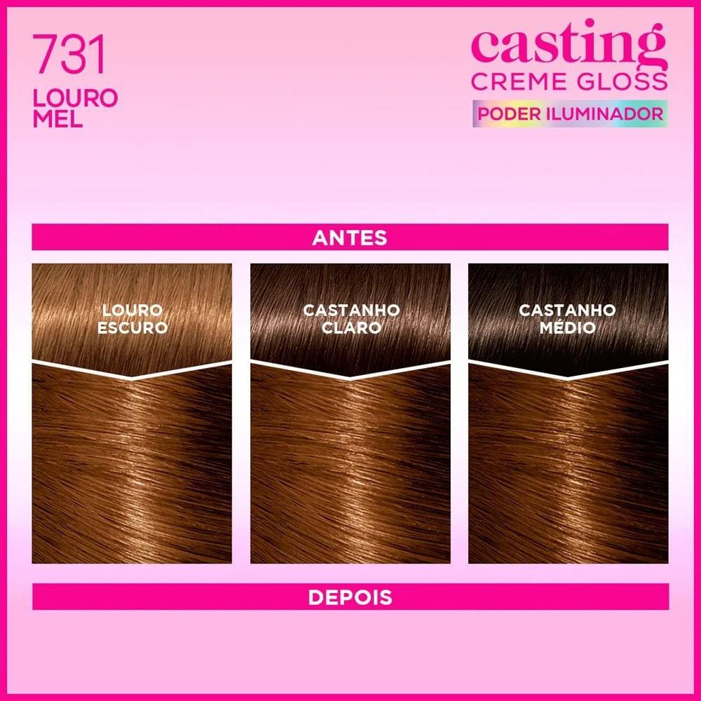 Tintura Capilar Casting Creme Gloss 731 Louro Mel - 3