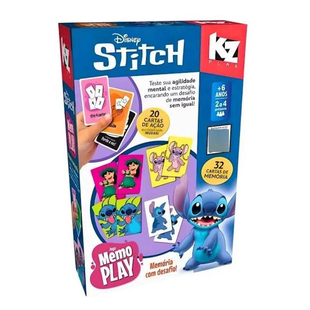 Brinquedo Jogo da Memória Play Lilo & Stitch Elka - 1
