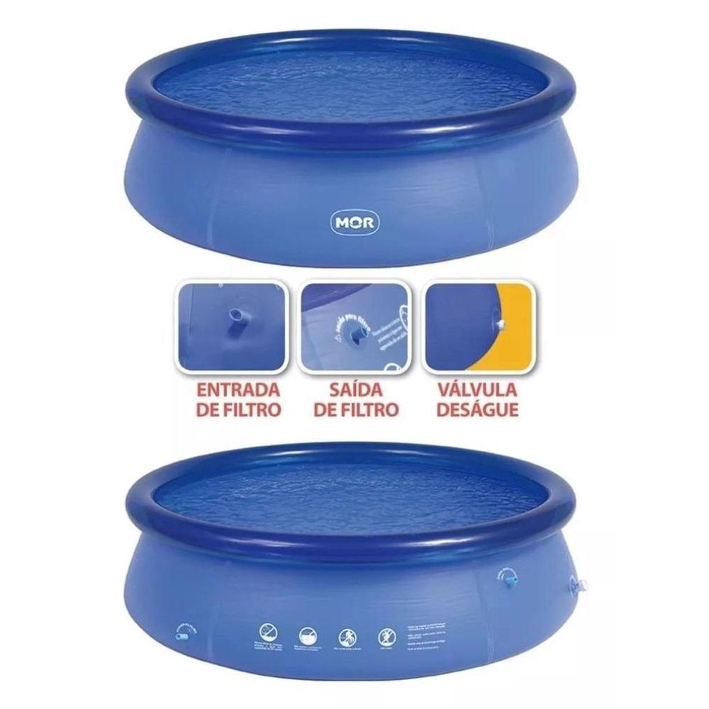 Piscina Inflável MOR Splash Fun 2.400L - 6