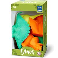 Brinquedo Infantil Coleção Dinos 6 Unidades Sortidas - 1