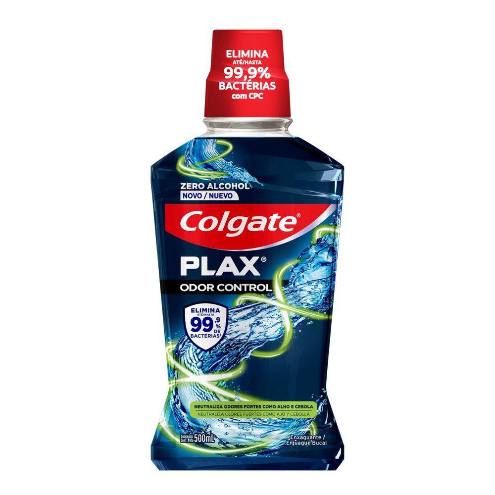Enxaguante Bucal Colgate Plax Odor Control Sem Álcool 500ml - 1