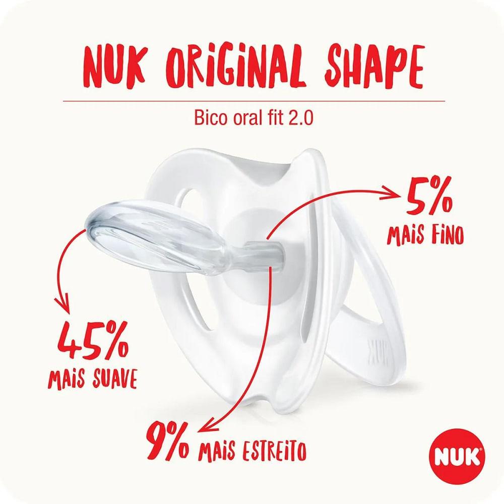 Chupeta NUK Star 6+ meses Silicone Boy - 1 Unidade - 3