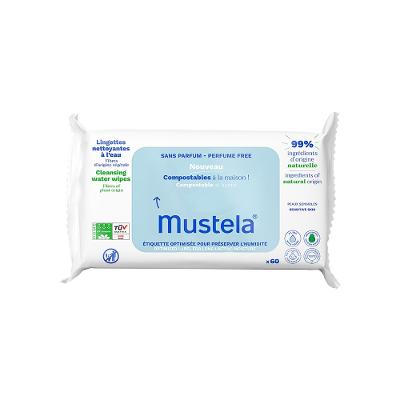 Toalha Umedecida Mustela Sem Perfume 60 Unidades